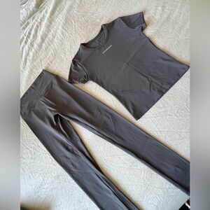 Pchee Bum workout set charcoal